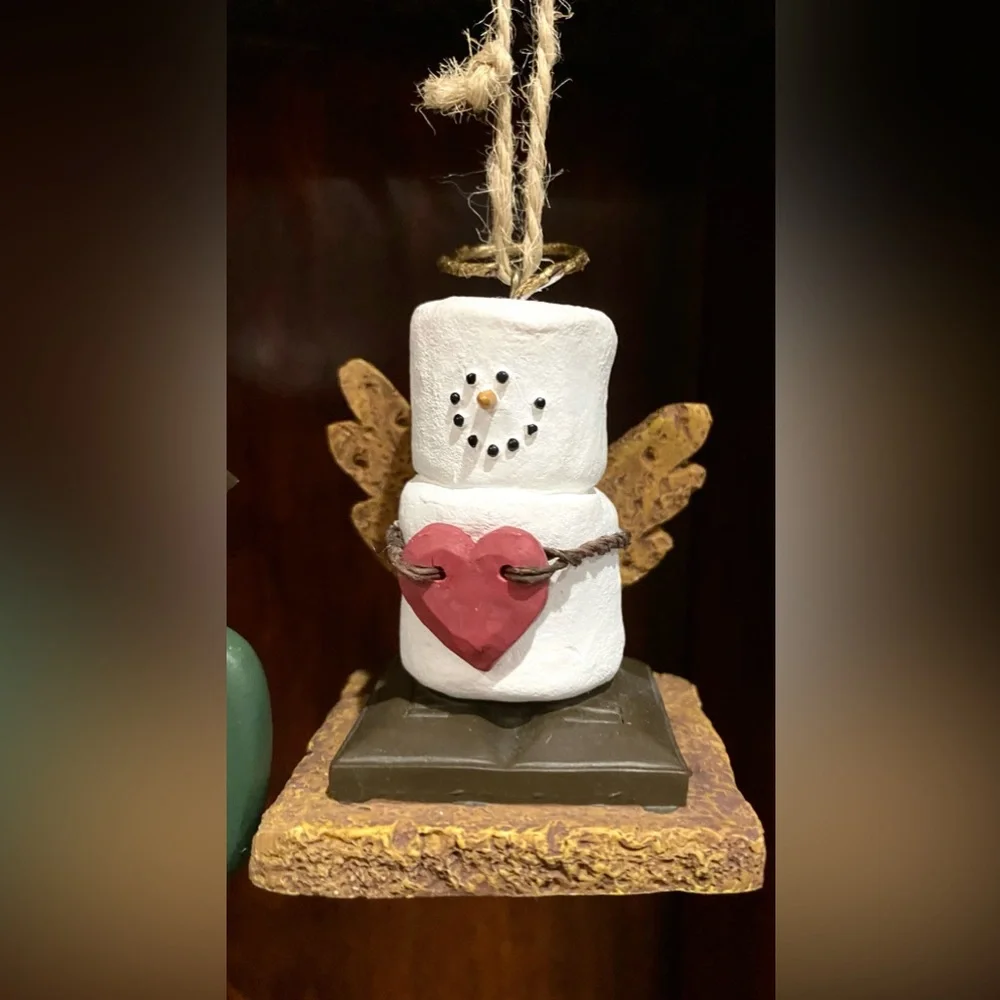 The Original S’mores Midwest Marshmallow Set of 3 Holiday Christmas Ornaments